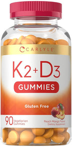 Carlyle Vitamin D3 K2 Gummies - 90 Count