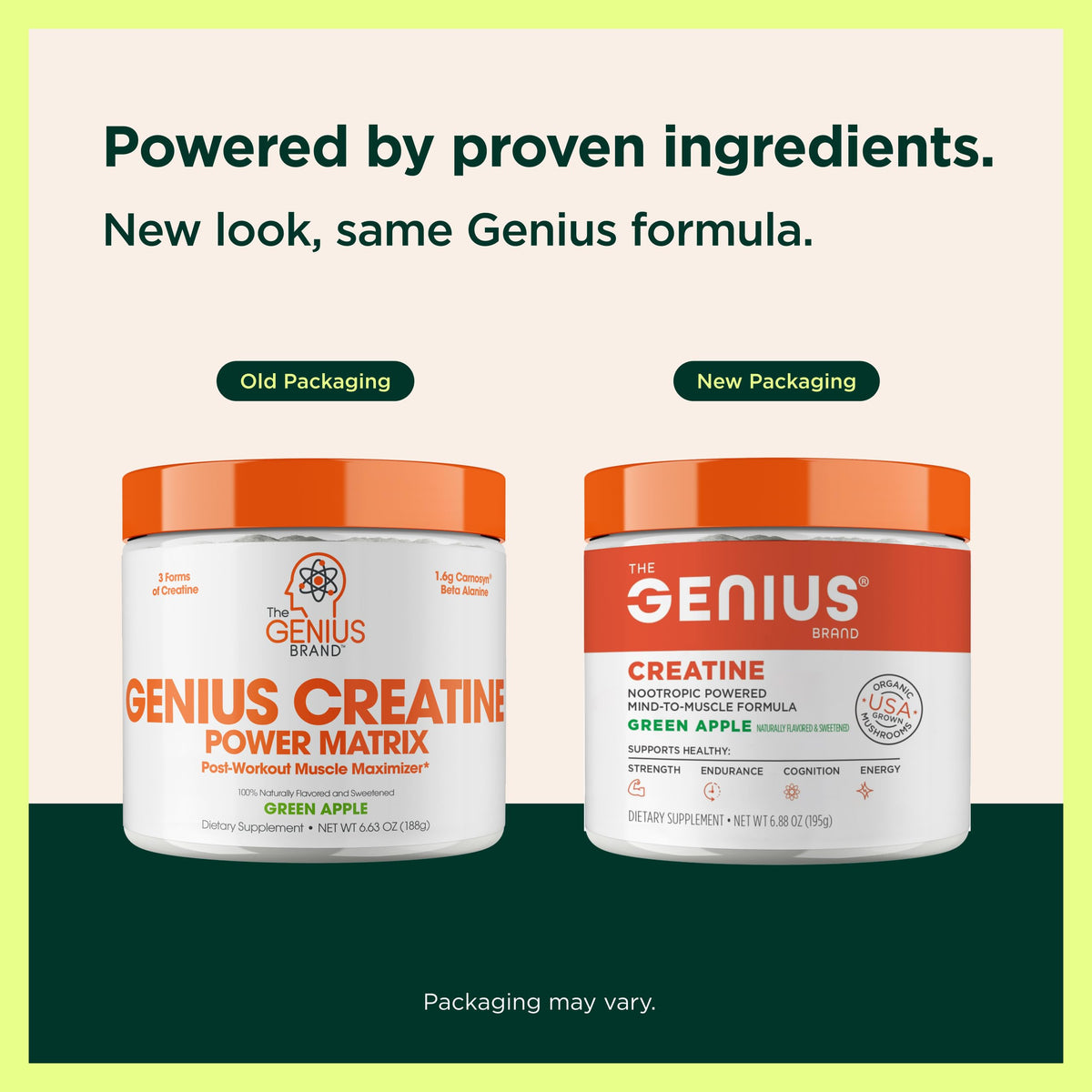 The Genius Brand Genius Micronized Creatine Monohydrate Powder
