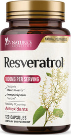 Nature's Nutrition Resveratrol Complex 1800 mg - 3x Strength