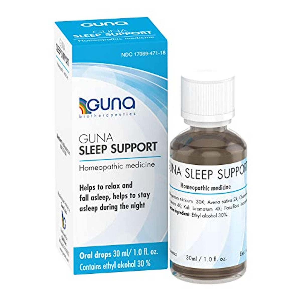 GUNA Sleep Support Homeopathic Sleep Aid - 1 Fl Oz
