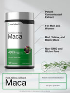 Horbäach Maca Root Capsules for Men and Women - 120 Capsules - image 4