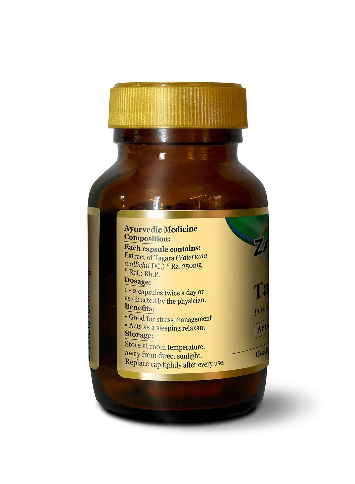 Zandu Tagara Capsules for Stress Relief - 60 Vegetarian Capsules - image 5
