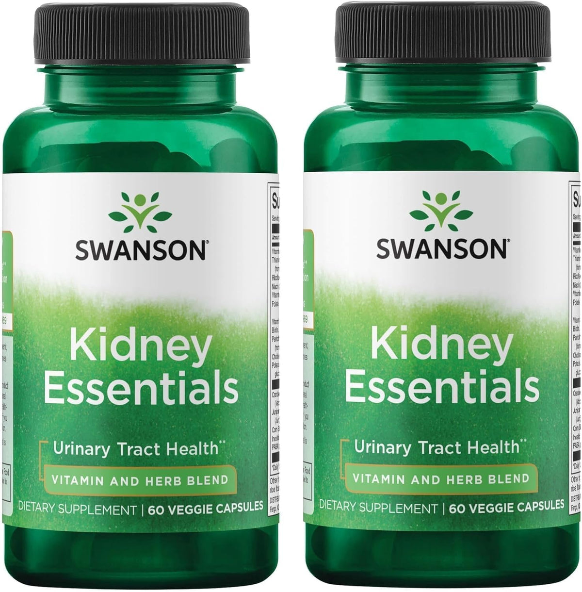 Swanson Kidney Essentials Urinary Support - 120 Vegetarian Capsules