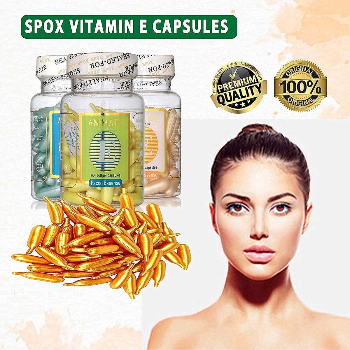 SEASOL Vitamin E Capsule for Face - 60 Capsules - image 5