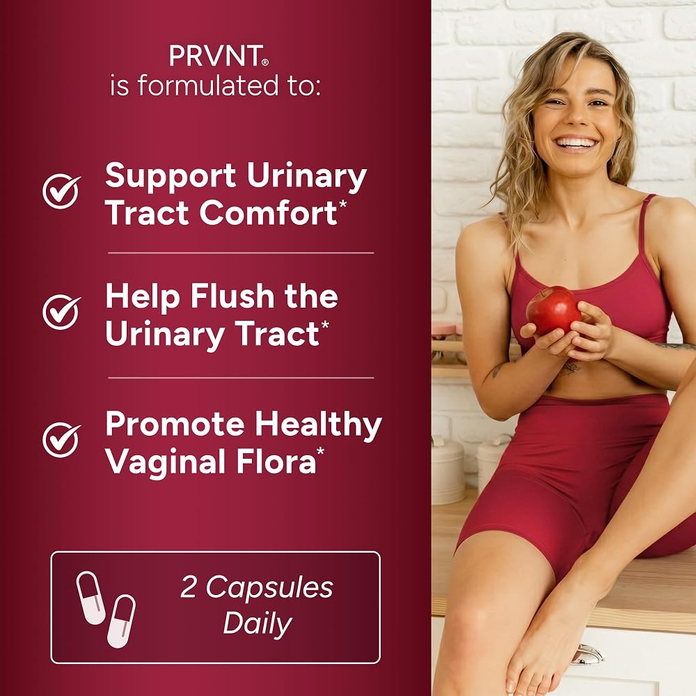 PRVNT Urinary Tract Defense with Cranberry & D-Mannose - 60 Capsules - image 5