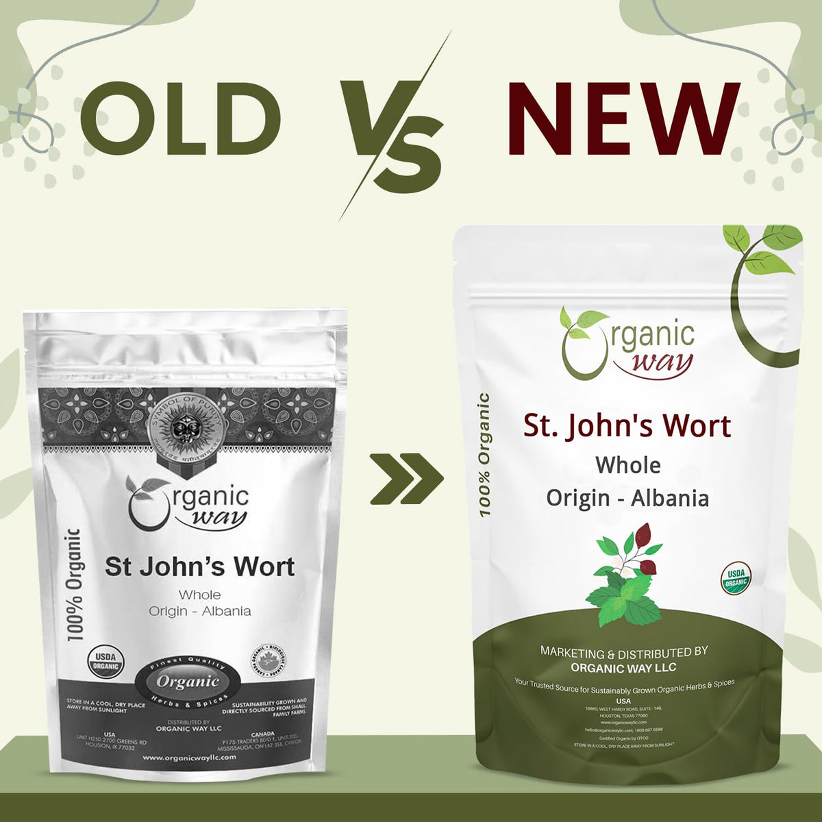 Organic Way St. John's Wort Whole - Herbal Tea - Origin Albania