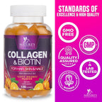 Nature's Nutrition Collagen Gummies - 2500mcg Biotin - Complete