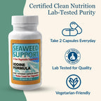 Maine Coast Sea Vegetables Seaweed Support Iodine Formula - 60 Capsules - image 6