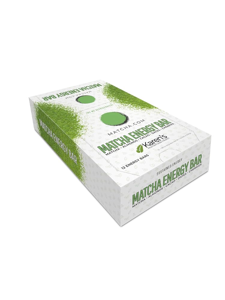 Karen's Homemade Health Matcha Energy Bar - 12 Bars - image 3