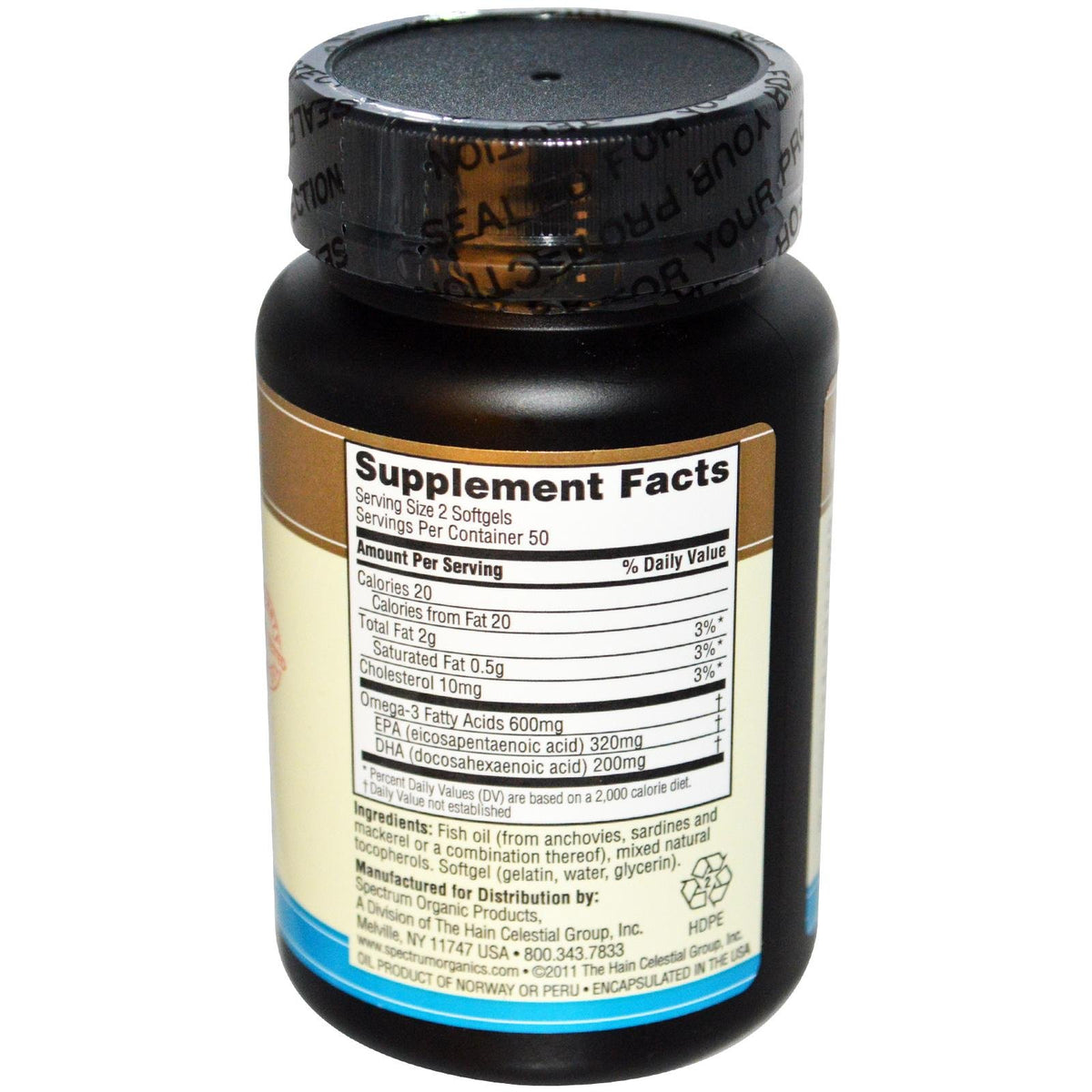Spectrum Essentials Fish Oil Omega 3 - 5 Pounds - image 2
