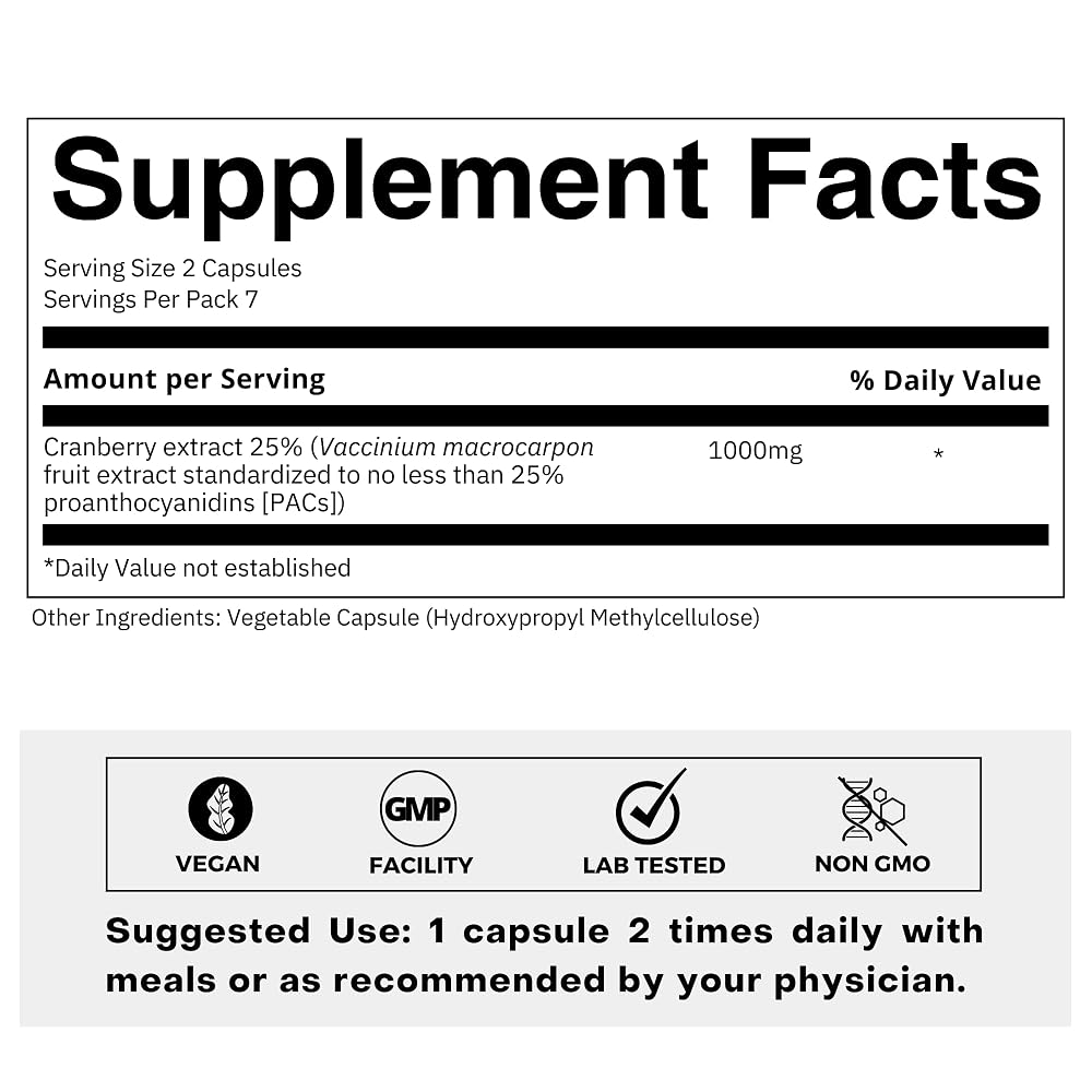 FOLIUS LABS Clean Label Cranberry Extract 25%