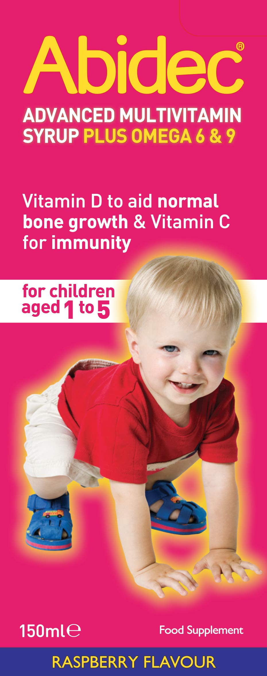 Abidec Kid Multivitamin Syrup for Bone Development - 150 ml