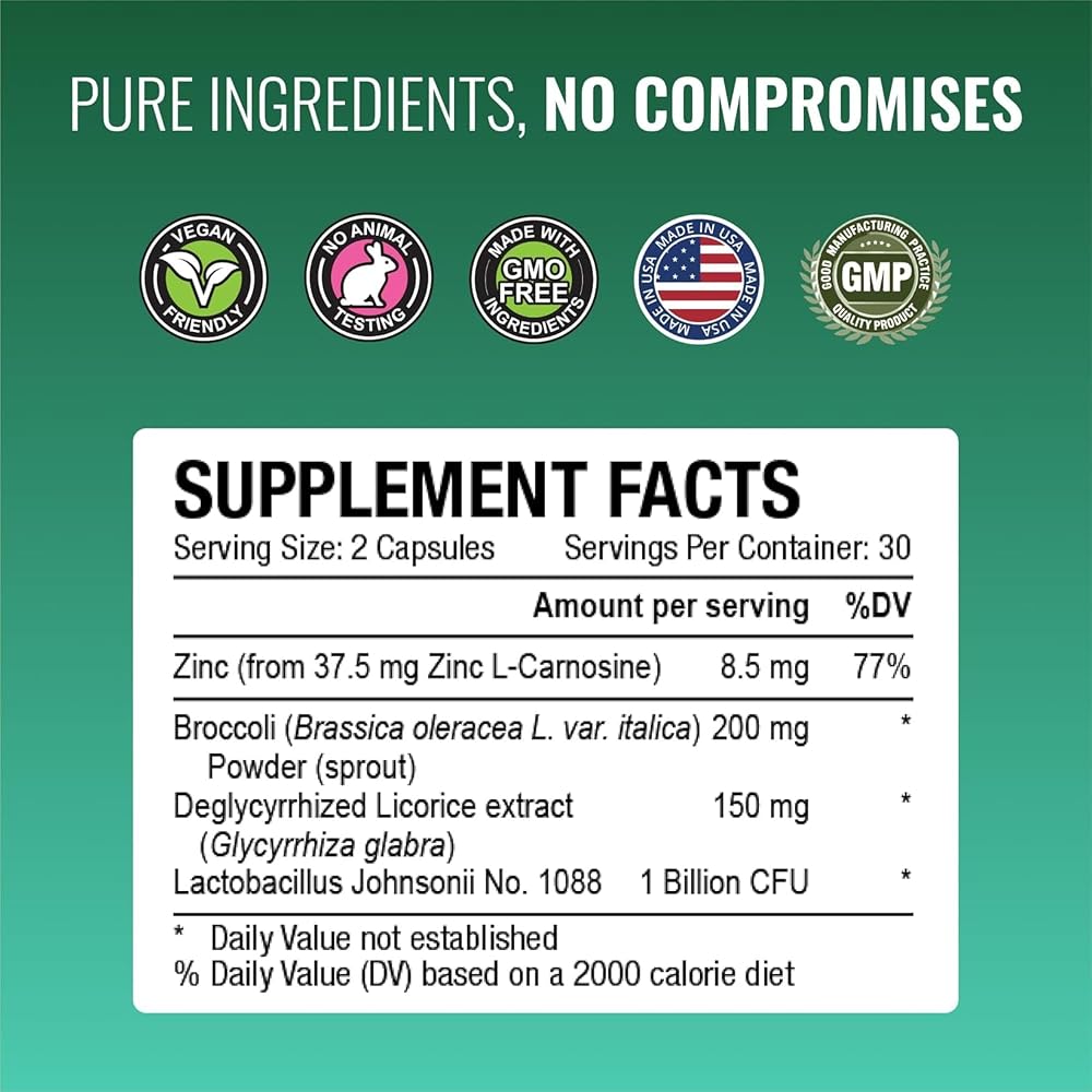 Approved Science Pyloriprin - 60 Capsules