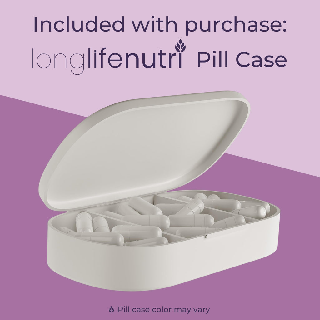 LongLifeNutri Pterostilbene 150mg Antioxidant Support - 180 Capsules - image 6