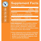The Vitamin Shoppe L-Tryptophan 1,000 mg - 60 Tablets - image 2