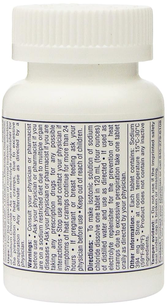 ZEYUMEE Sodium Chloride Tablets 1 Gm USP - 300 Tablets - image 2