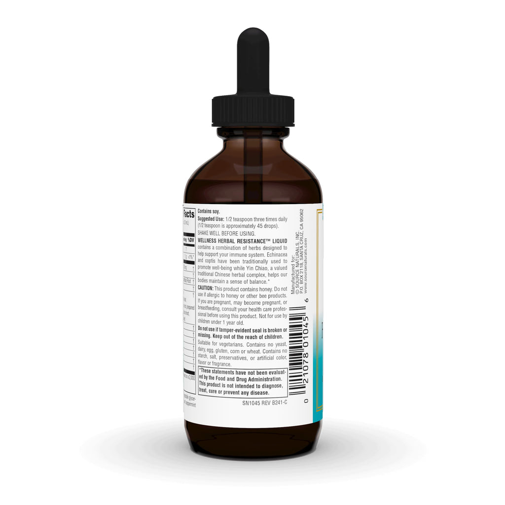 Source Naturals Wellness Herbal Resistance Liquid - 4 Fl Oz - image 3