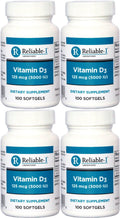 Reliable-1 Laboratories Vitamin D3 5000 IU - 400 Softgels