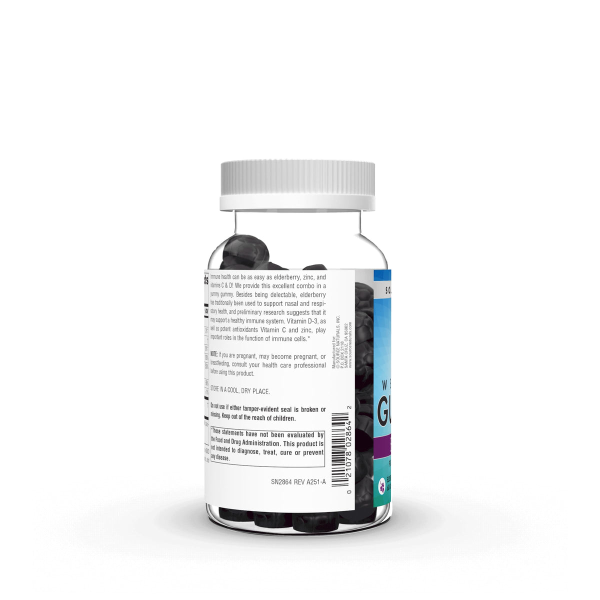 Source Naturals Wellness Elderberry Gummies 200 mg - 60 Gummies - image 3