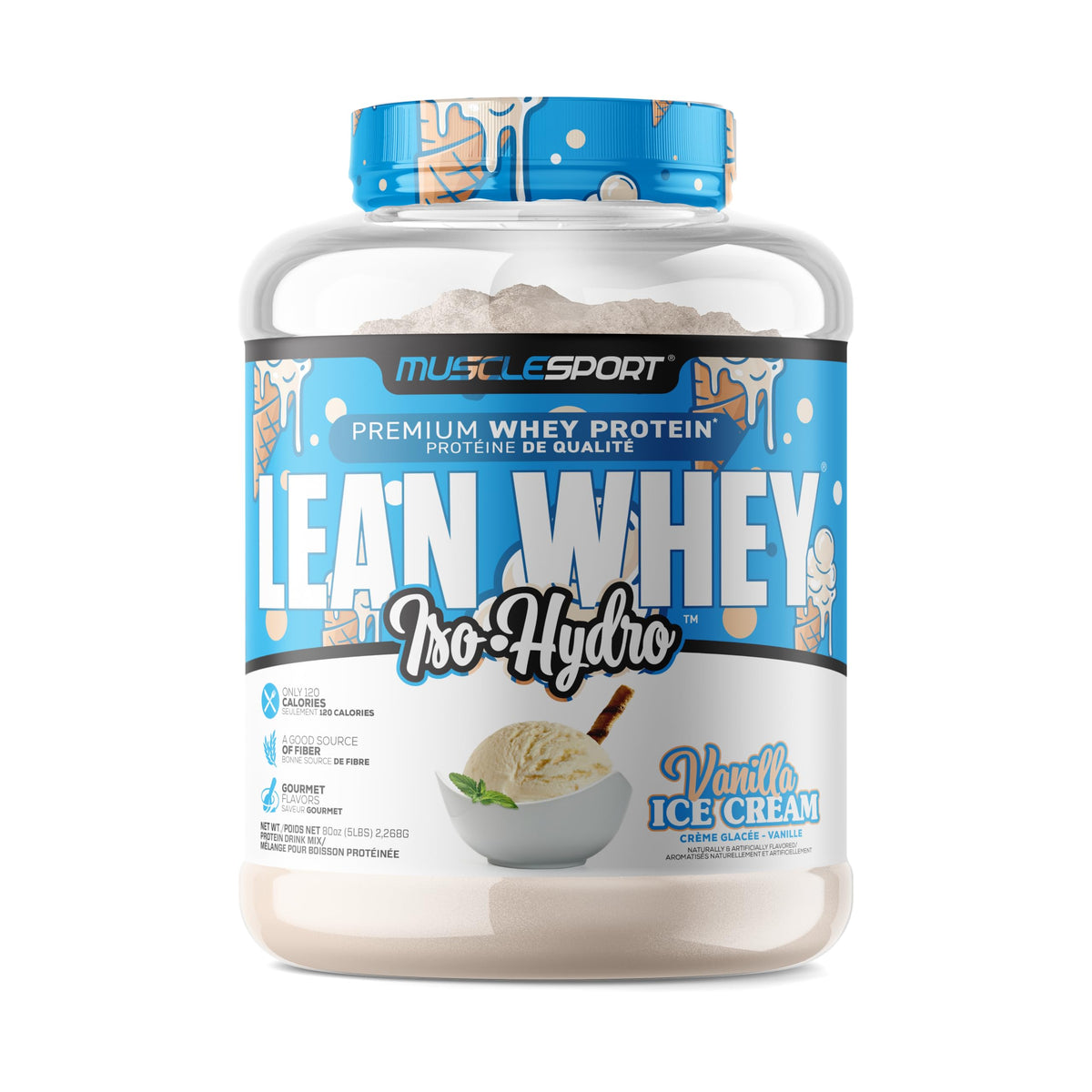 Musclesport Lean Whey Revolution Whey Protein Isolate - 5lb - image 4