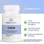 Vitasecrets Calm Stress Relief Supplement - 60 Capsules - image 3