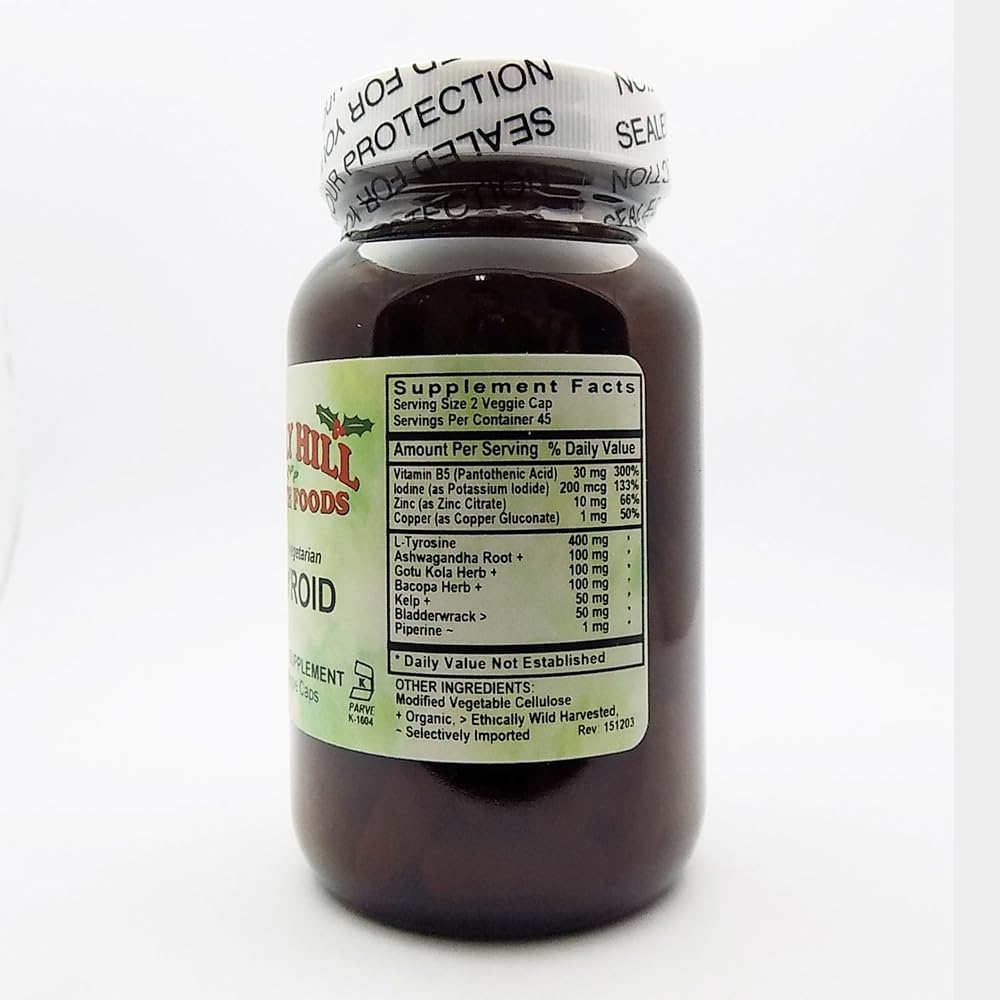 Holly Hill Health Foods Thyroid - 90 Vegetarian Capsules - image 2