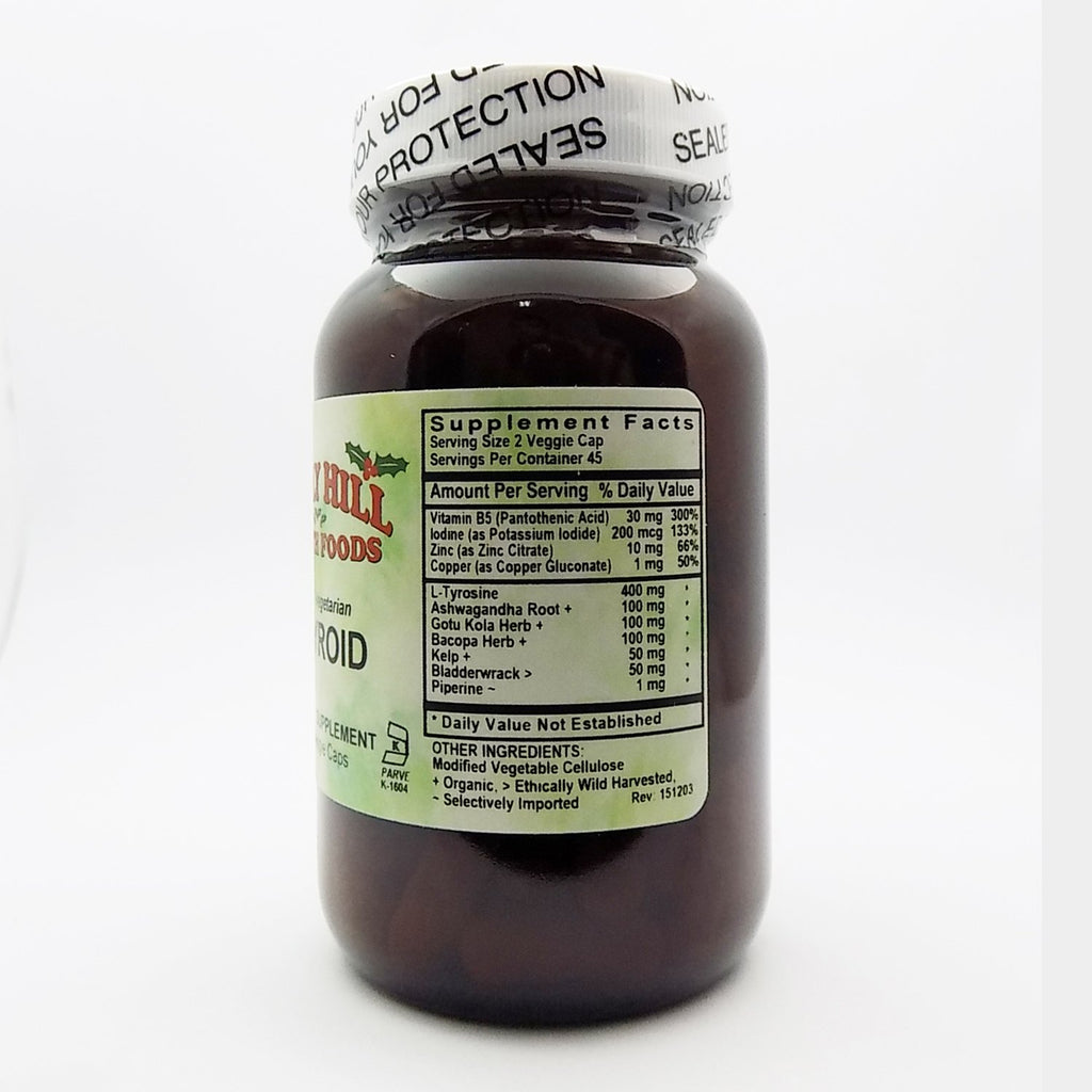 Holly Hill Health Foods Thyroid - 90 Vegetarian Capsules - image 2
