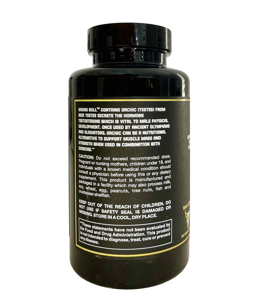 Healthy 'N Fit Raging Bull Mega Orchic - 120 Capsules - image 4