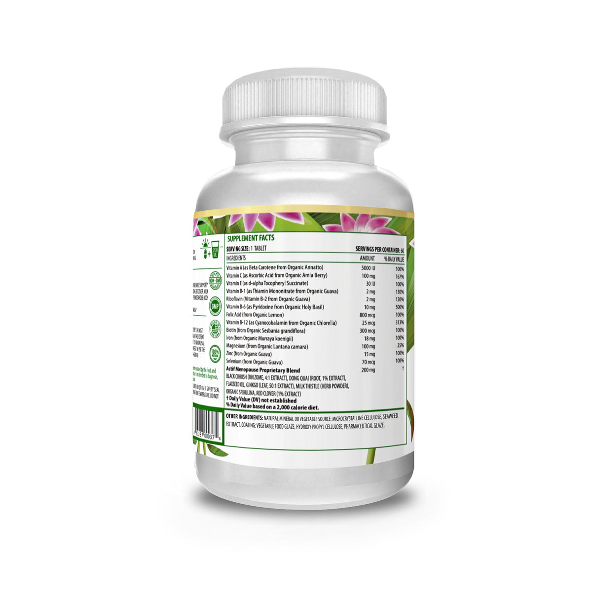 ACTIF Menopause Advanced Support with 20+ Organic Vitamins - 60 Tablets - image 3