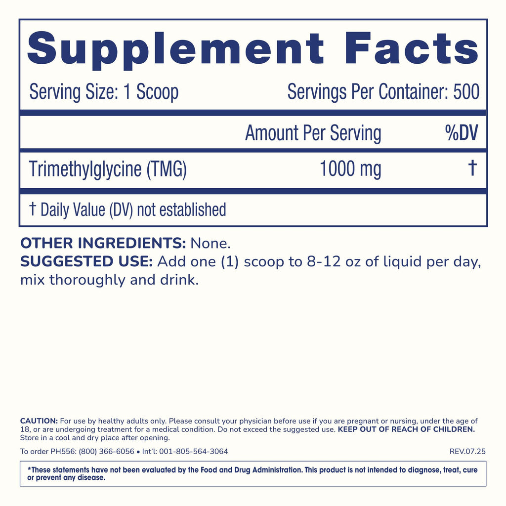 ProHealth Longevity TMG Pro Bulk Powder (Trimethylglycine - Betaine