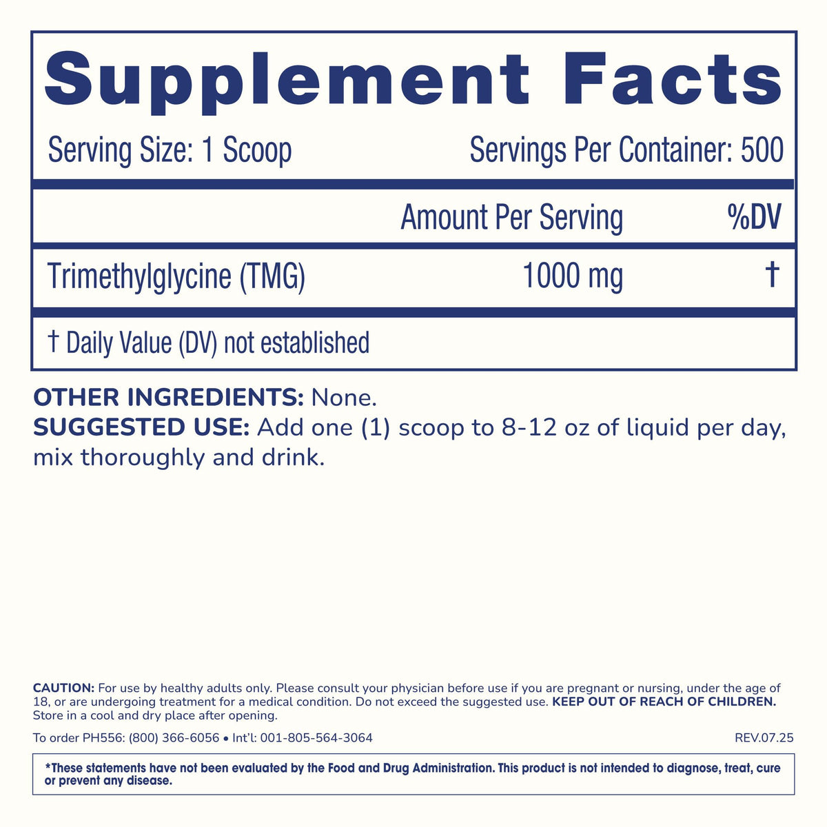 ProHealth Longevity TMG Pro Bulk Powder (Trimethylglycine - Betaine