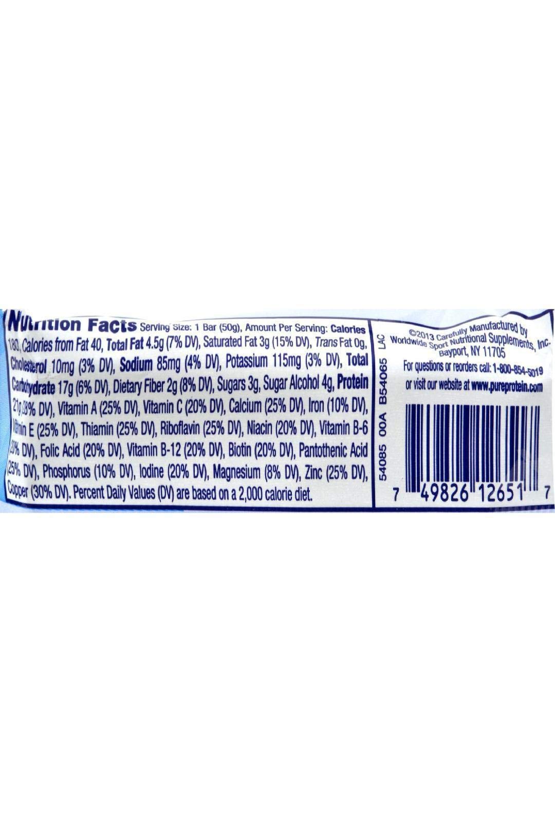 Pure Protein Chocolate Deluxe Protein Bar - 6 Bars - image 2