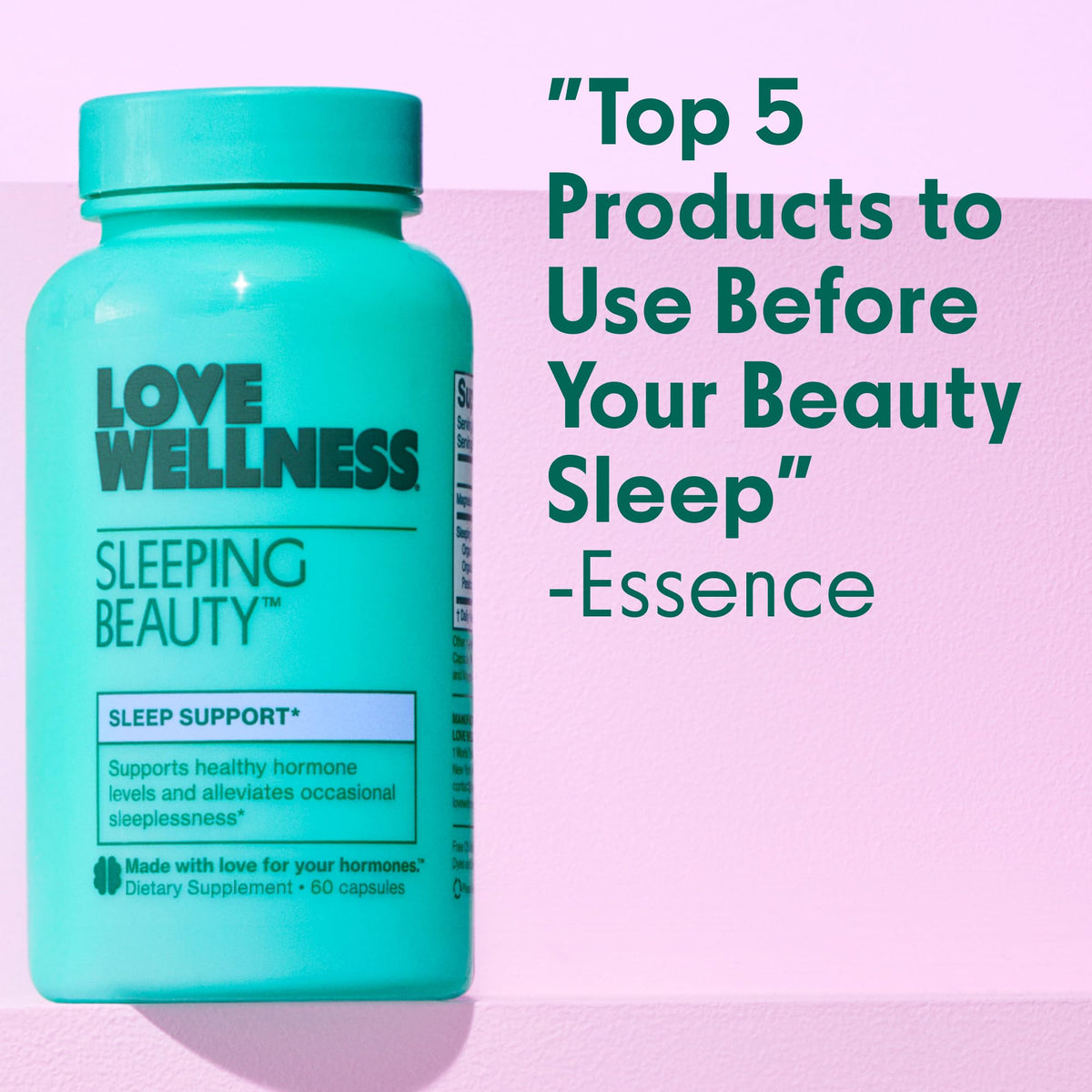 Love Wellness Sleeping Beauty Sleep Support - 60 Capsules - image 5