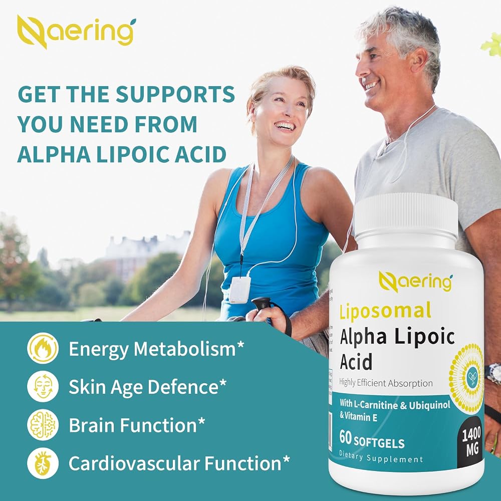 Naering Liposomal Alpha Lipoic Acid 1400mg Softgels