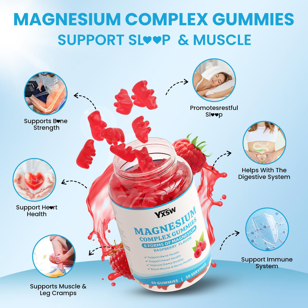 YXSW Magnesium Complex Gummies 1000mg - 60 Count - image 4