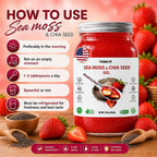 Halevit Sea Moss Gel with Ground Chia Seeds