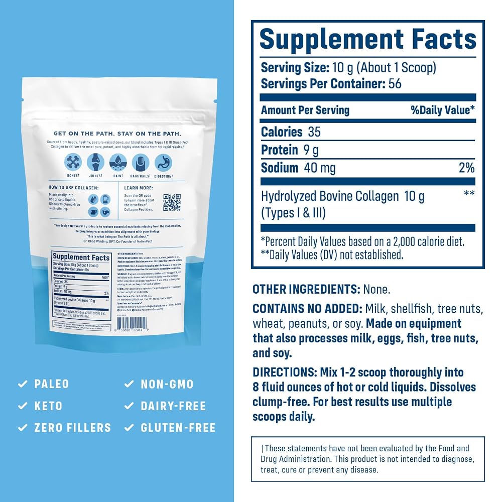NativePath Collagen Peptides Powder
