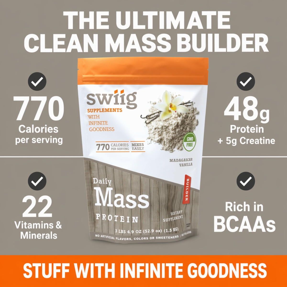 swiig Mass Builder Protein Powder