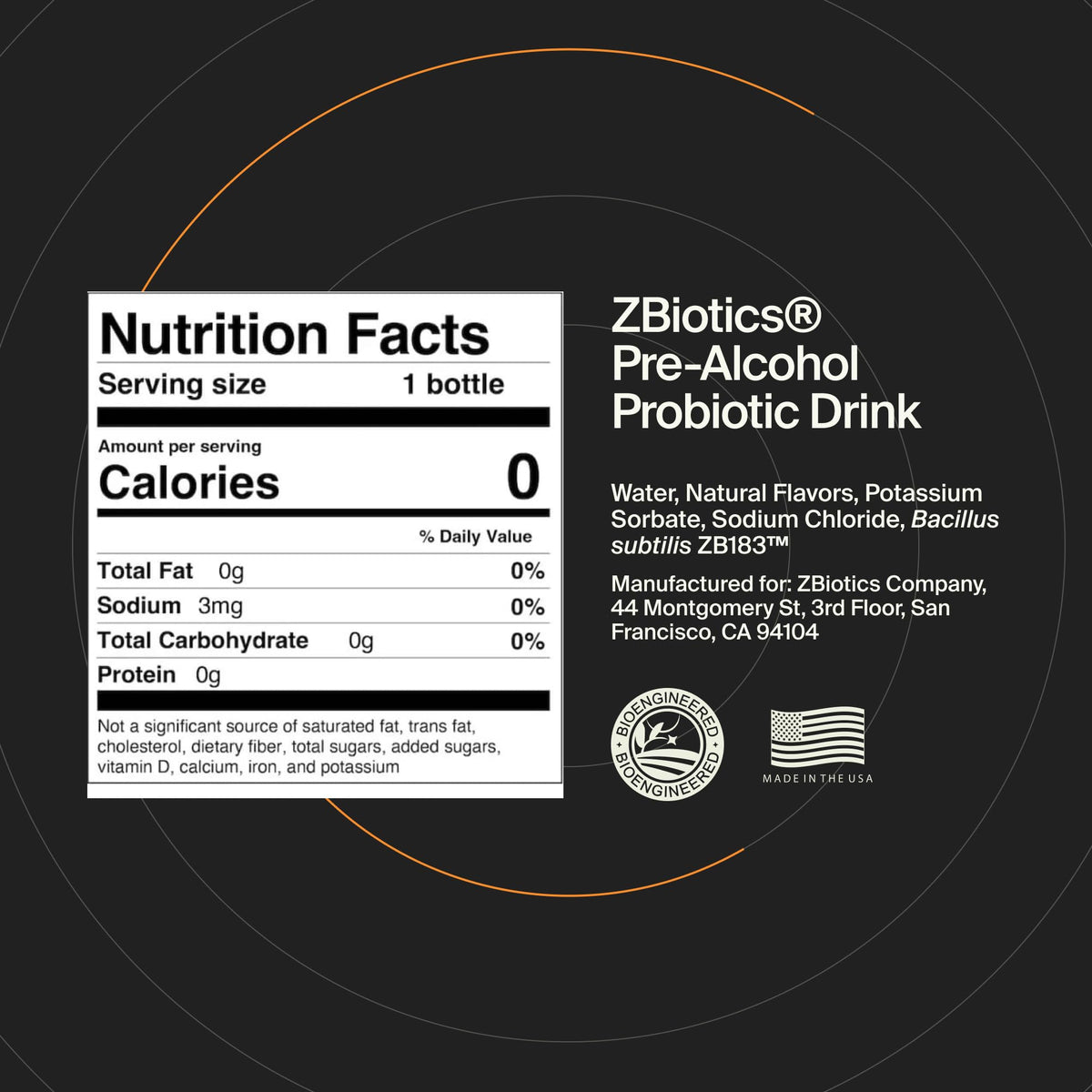 ZBiotics Pre-Alcohol