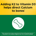 Nature Made Vitamin D3 K2 Supplement - 30 Softgels - image 3