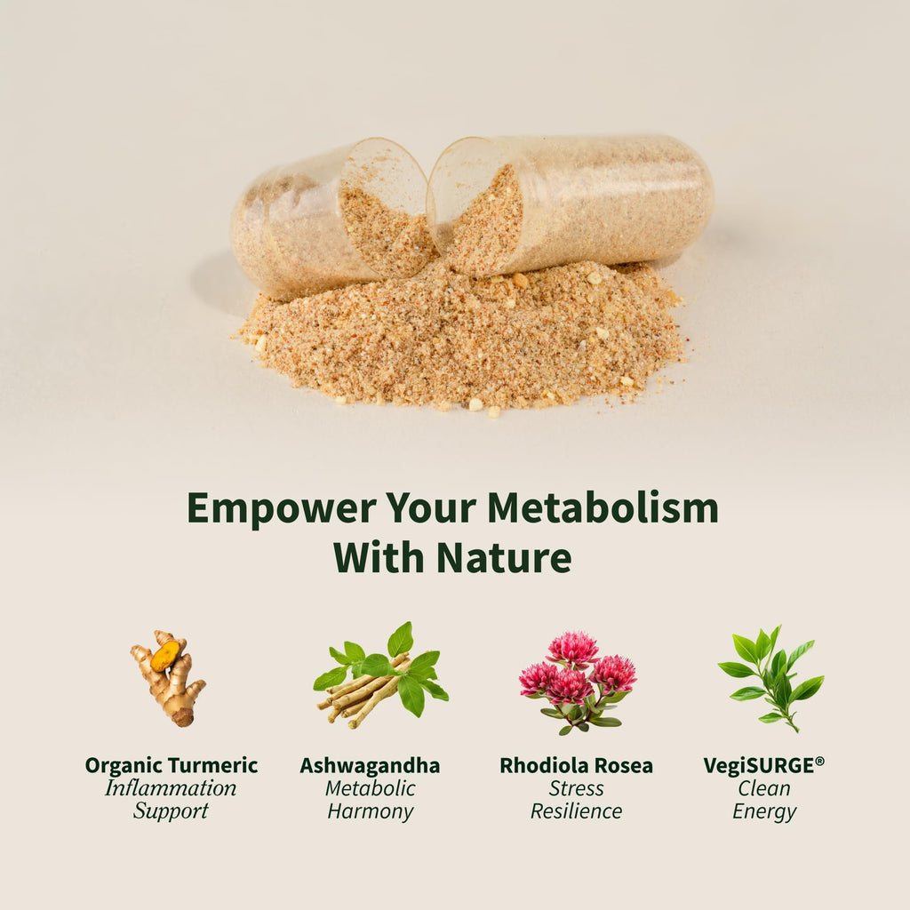 Snap Supplements Energy & Metabolism Adaptogenic Herbal Complex - 60 Capsules - image 4
