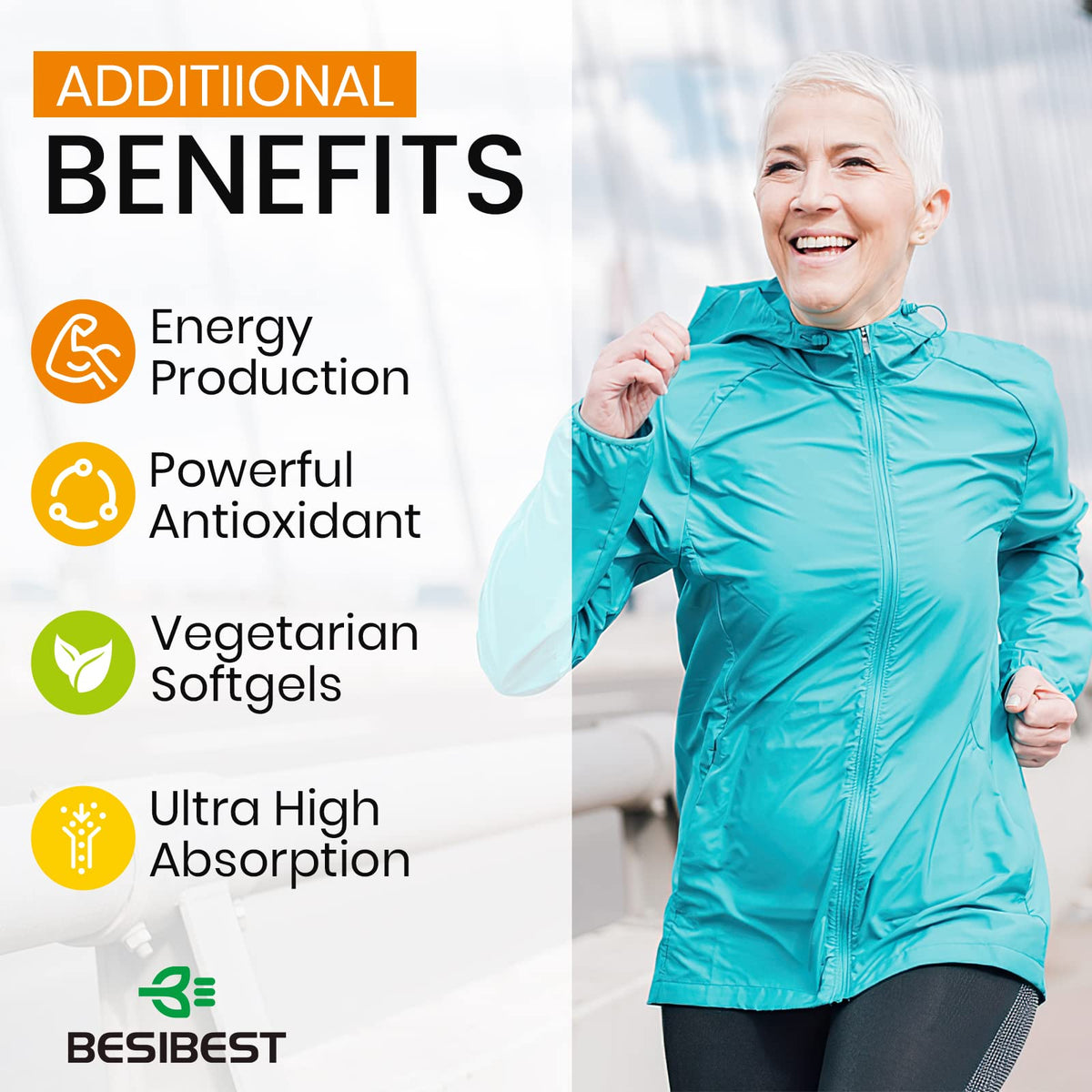 Besibest 1000mg Liposomal CoQ10 Ubiquinol