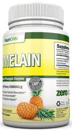 NutriONN Bromelain 500mg Enzyme Extract - 120 Vegetarian Capsules - image 5