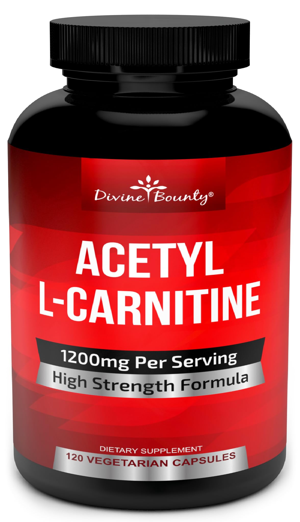 Divine Bounty Acetyl L-Carnitine 1200mg - 120 Capsules
