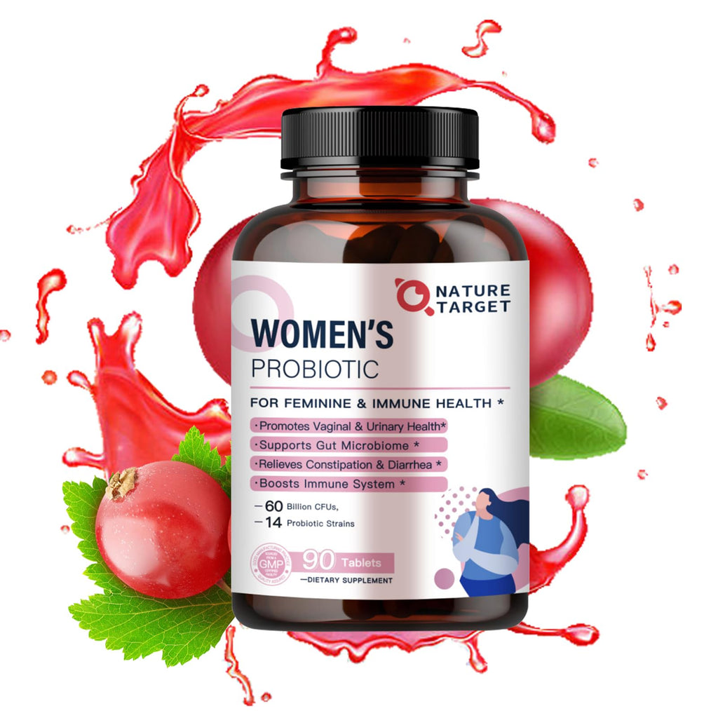 NATURE TARGET Probiotics for Women 60 Billion CFU - 90 Tablets - image 7