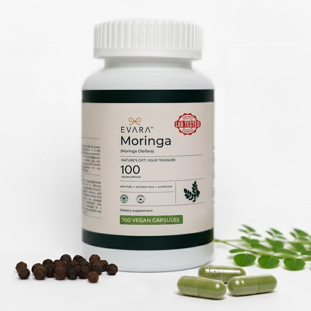 EVARA Moringa 100% Pure, Organic Moringa Leaf