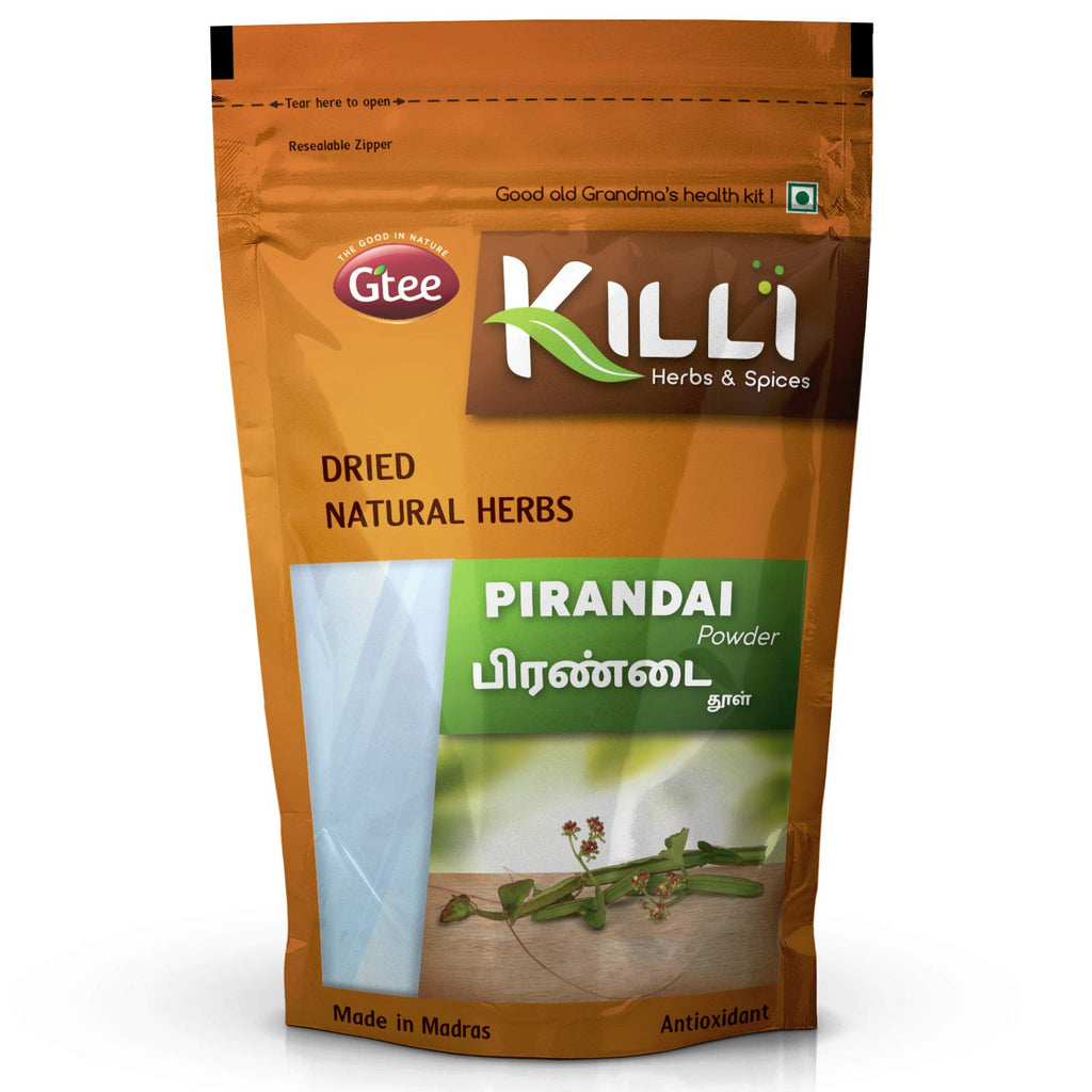 KILLI Pirandai Cissus Quadrangularis Powder - 100g