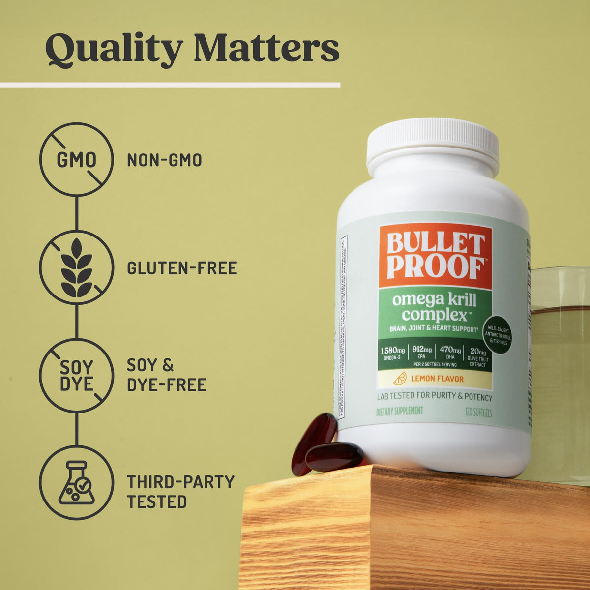 Bulletproof Omega Krill Complex Softgels - 120 Softgels - image 5