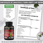 BMVINVOL Berberine Supplement with Turmeric & Milk Thistle - 180 Capsules - image 2