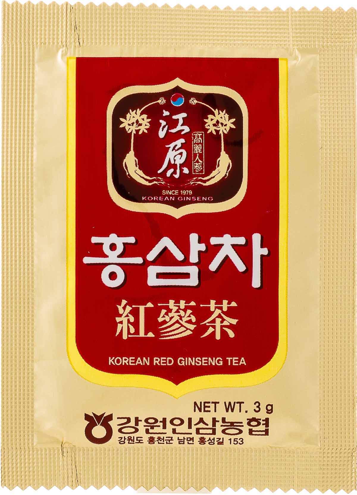 Gangwoninsam Korean Red Ginseng Tea - 100 Packets - image 2